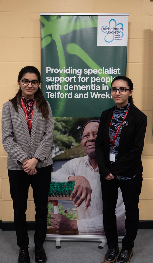 Photo of students who completed their training to become Dementia Friends